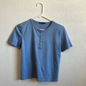 Zara blue tee